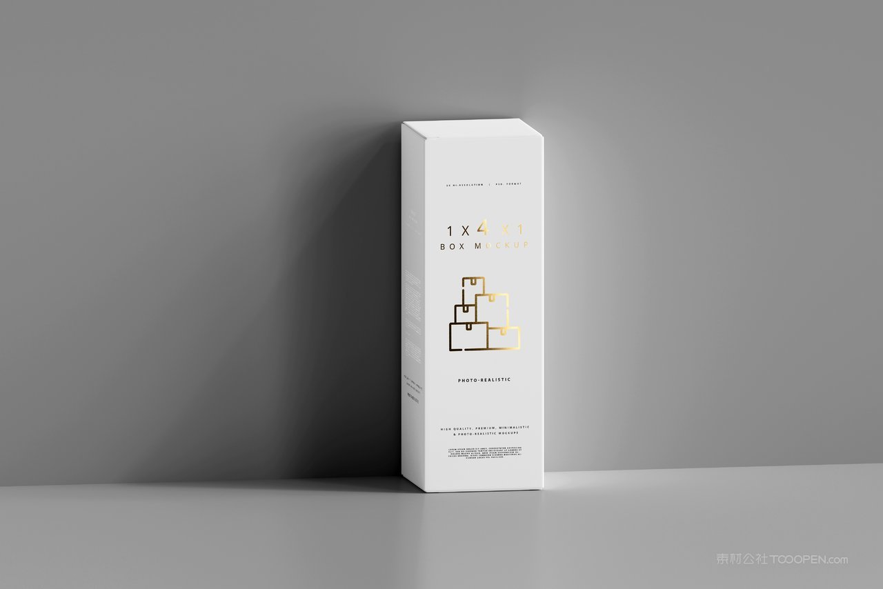 长方形产品包装纸盒样机 (5)