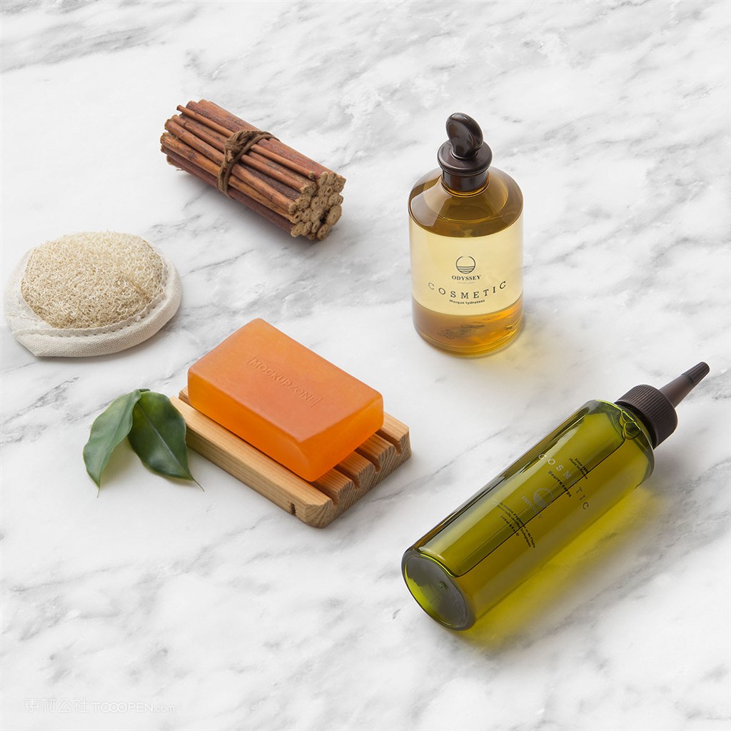 酒店化妆品洗漱用品vi样机