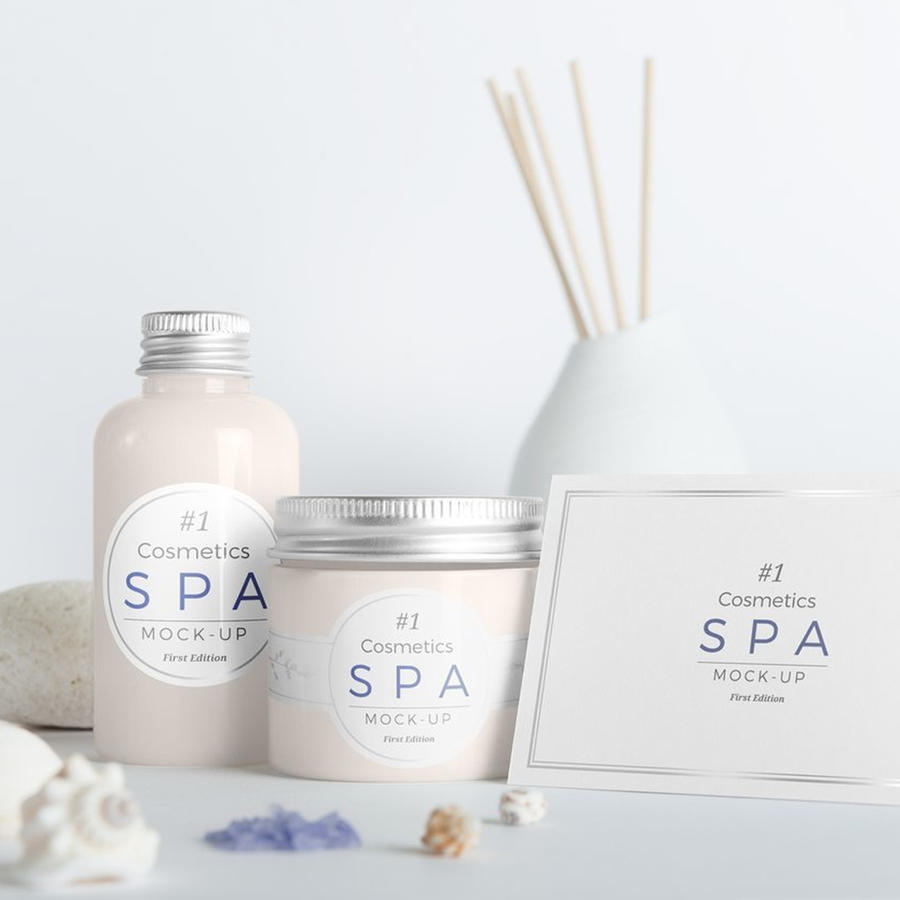 化妆品spa用品样机