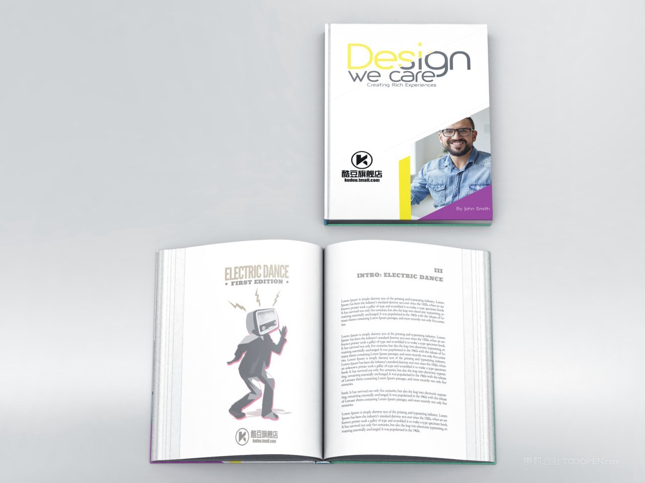 企业画册精装书本厚脊书籍场景样机 (5)