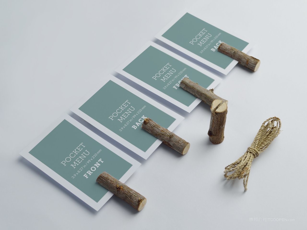 绿色商务vi贴图样机模板 (35)