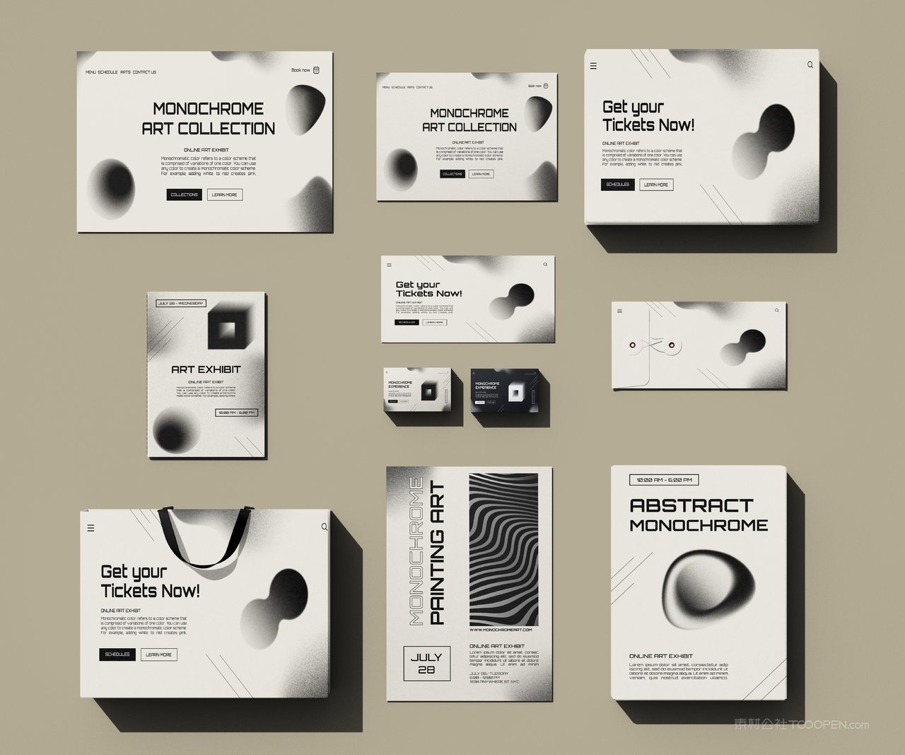 【2020期】极简高级平铺vi样机 (11)