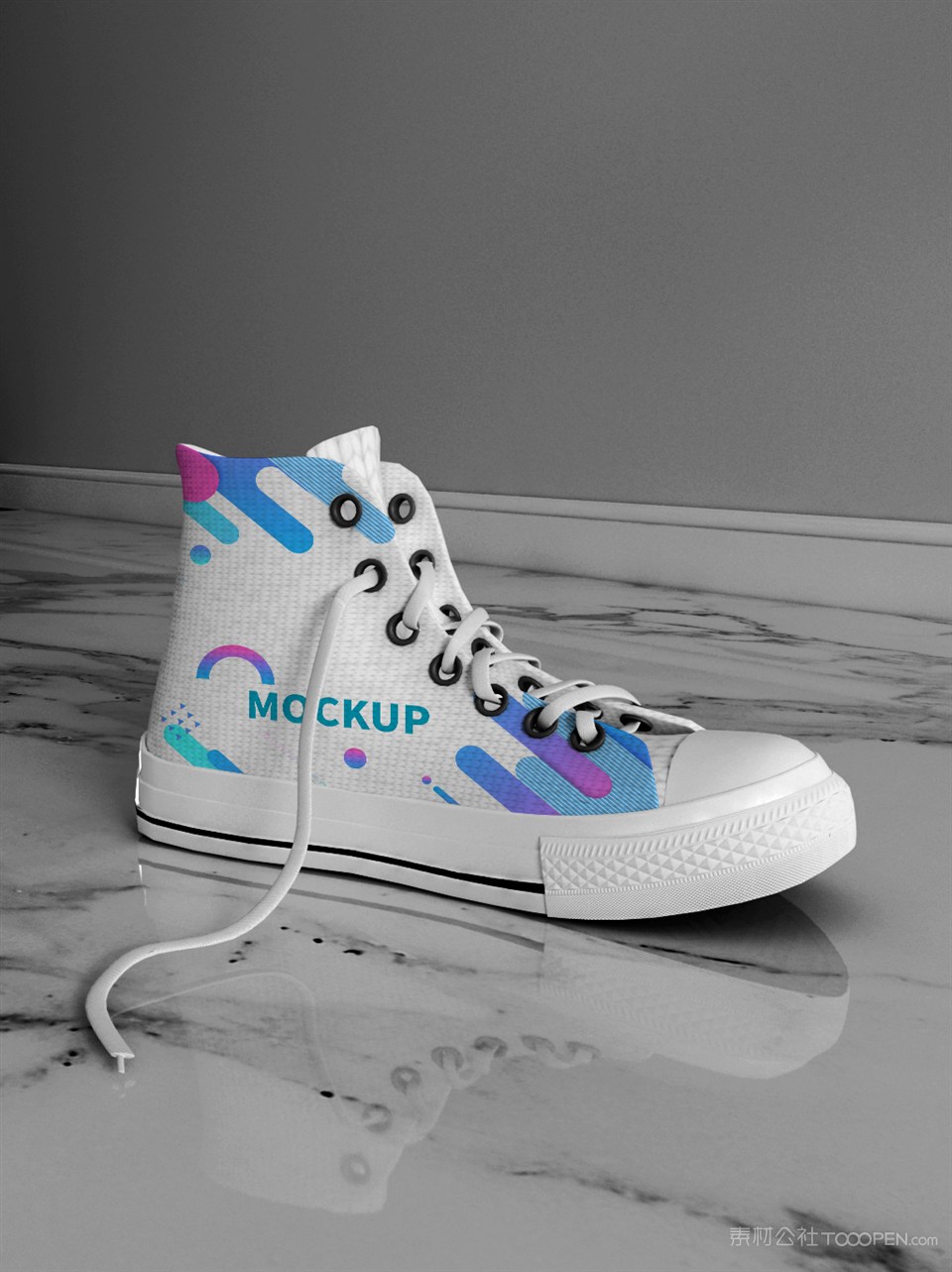 帆布鞋样机素材