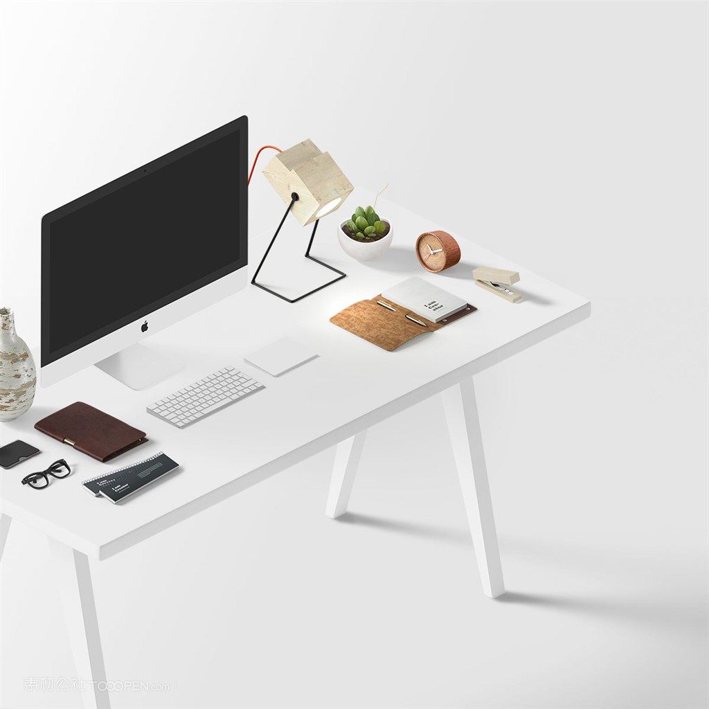 创意素雅办公桌面样机