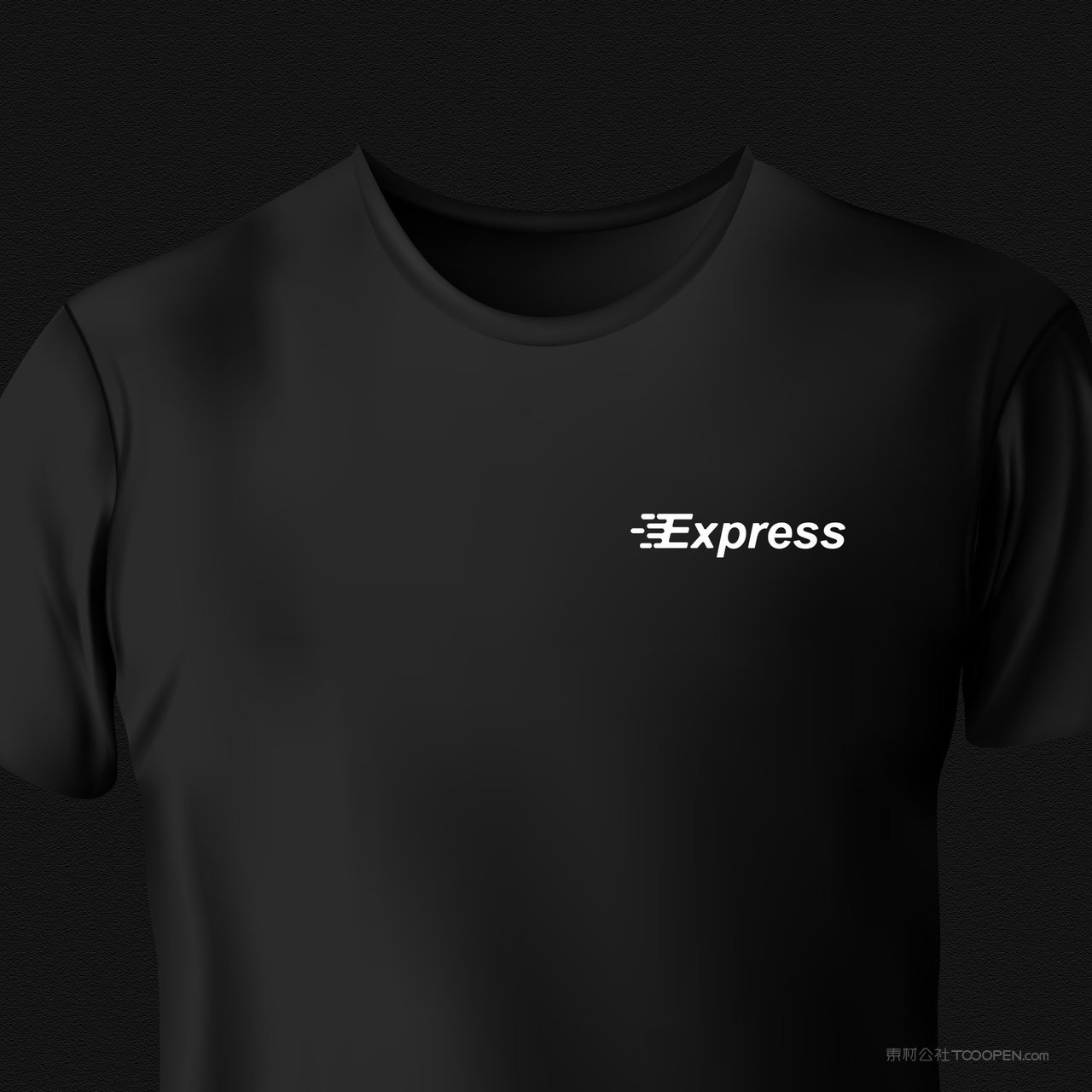 物流快速VI文化衫T恤贴图样机