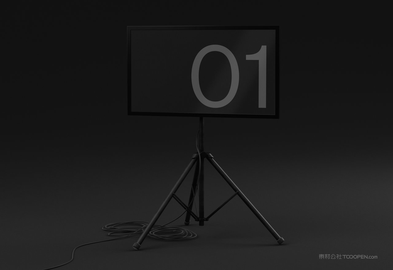 【2091期】商务黑冷淡风小众艺术样机 (27)