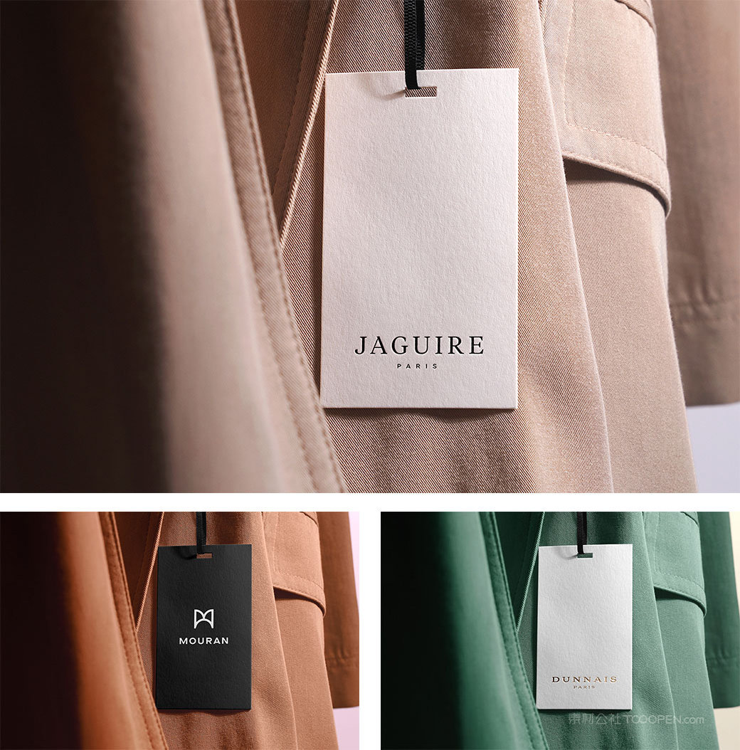 衣服吊牌样机标签样机衣服颜色可替换