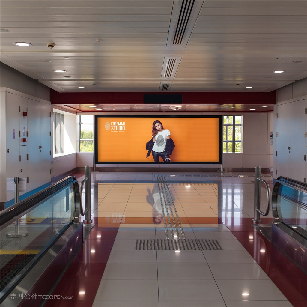 服装品牌室内灯箱广告样机