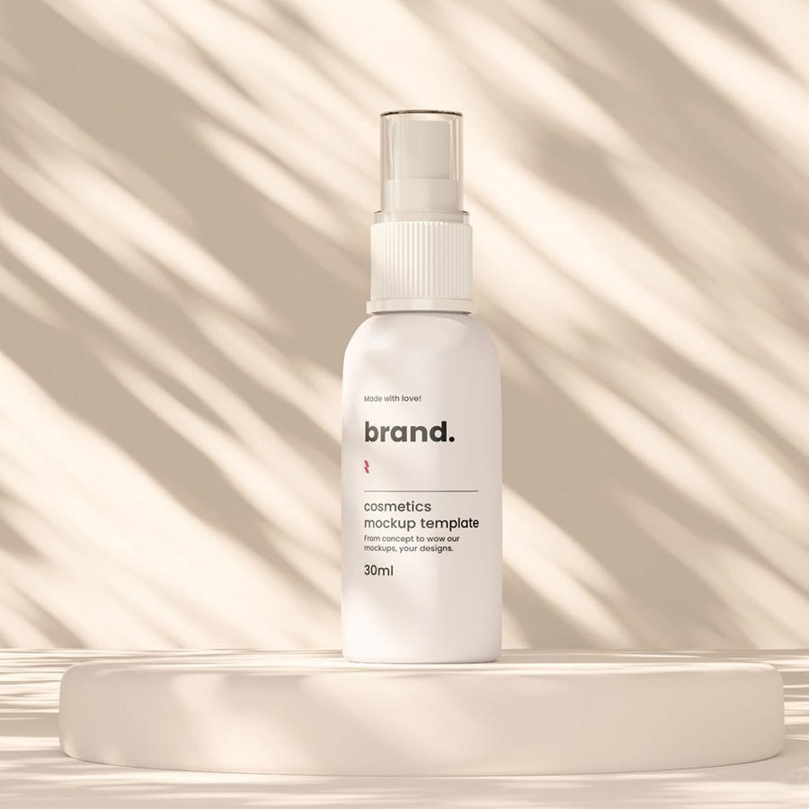 化妆品喷雾瓶样机