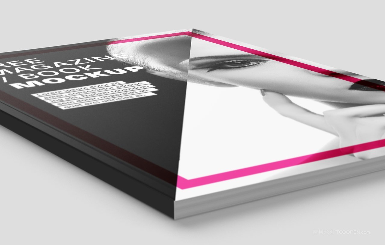 精装硬壳厚厚的书本书籍样机 (3)