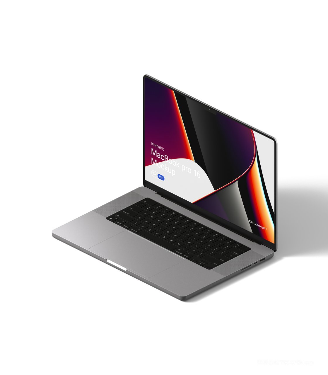 【2294期】潮流科幻工业macbook pro笔记本电脑样机 (6)