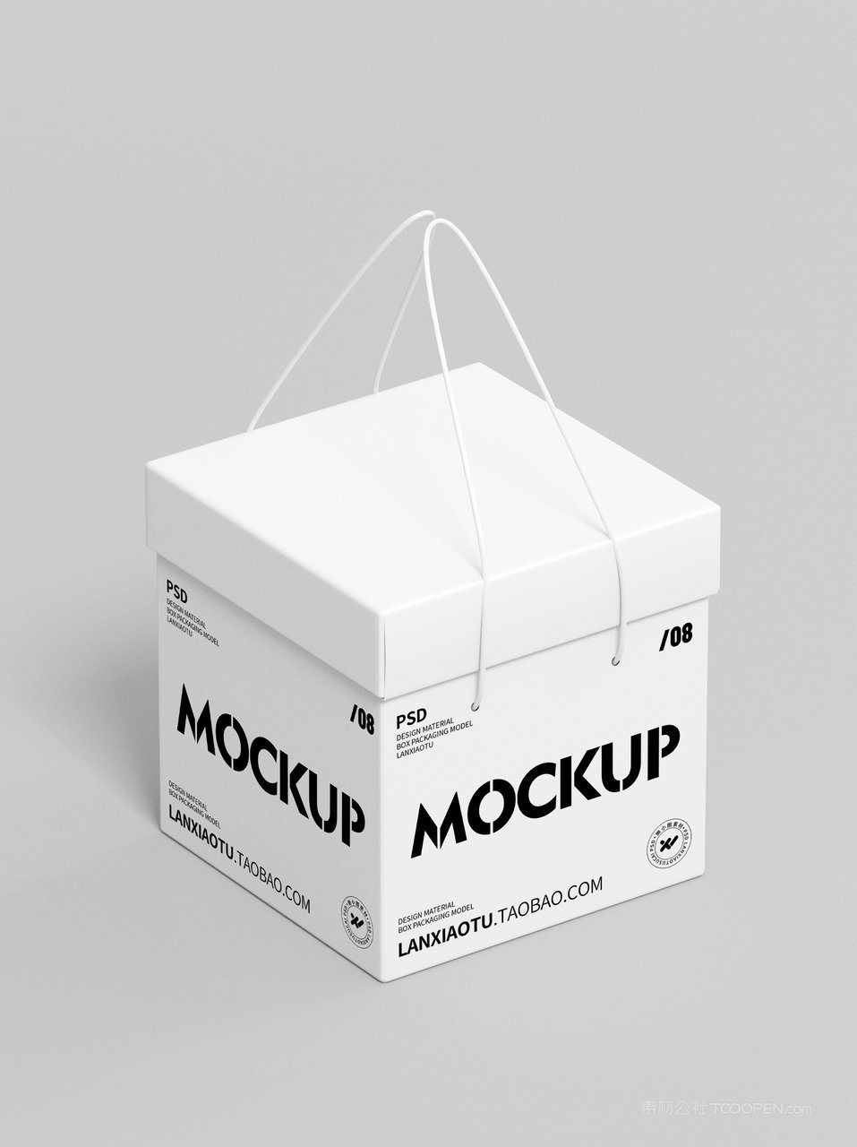 【2180期】手提礼盒包装样机 (100)