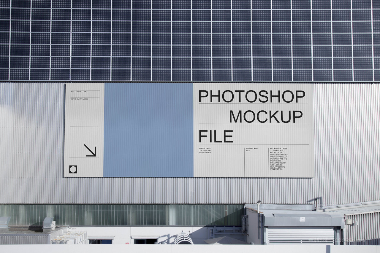 户外广告牌样机