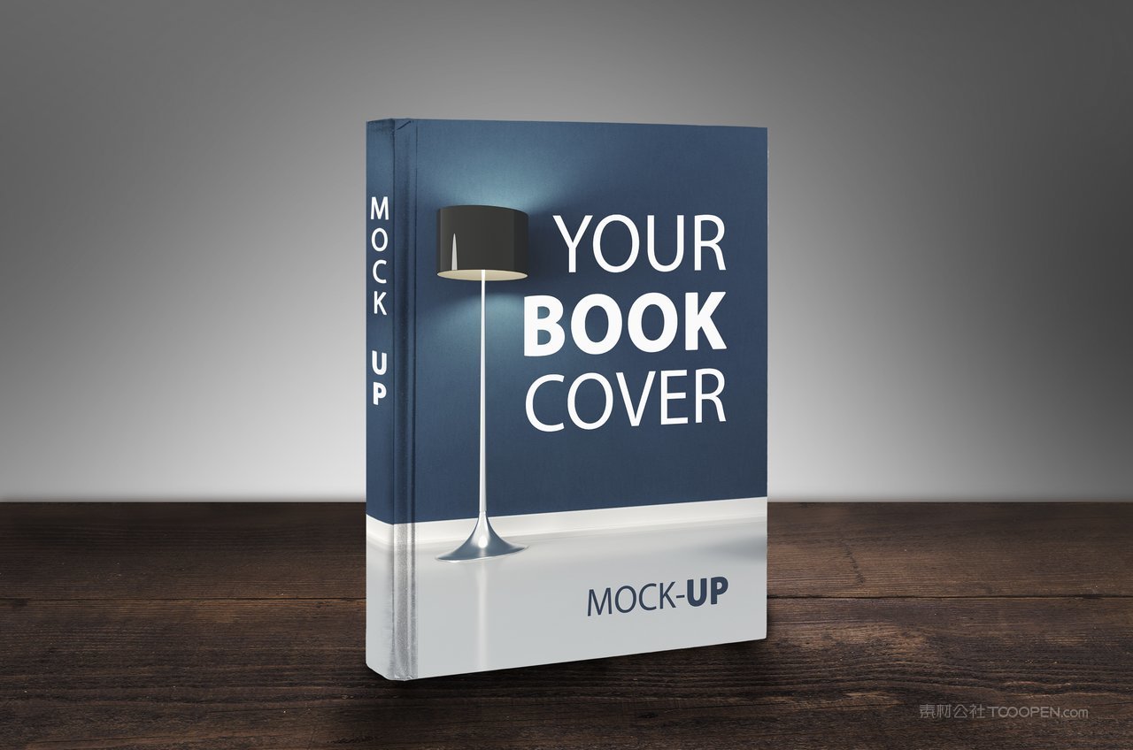 英文书图收馆硬壳厚厚的书本书籍样机 (5)