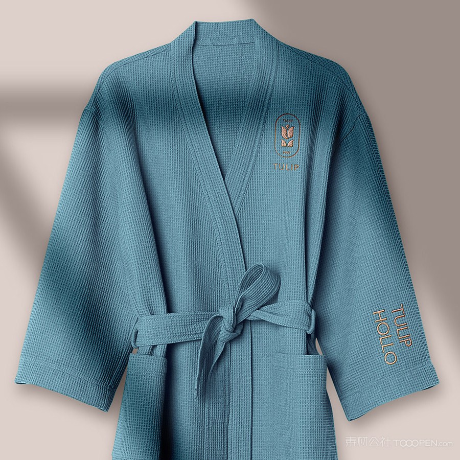 酒店品牌VI浴袍贴图样机
