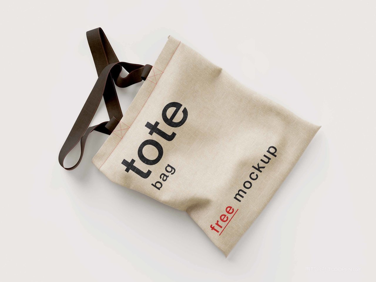 麻布手提袋样机