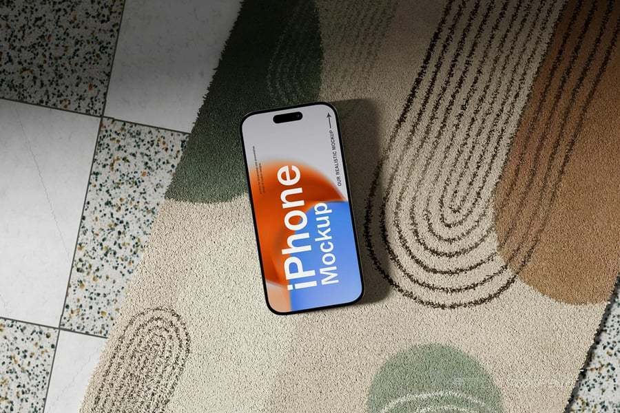 现实的iphone样机