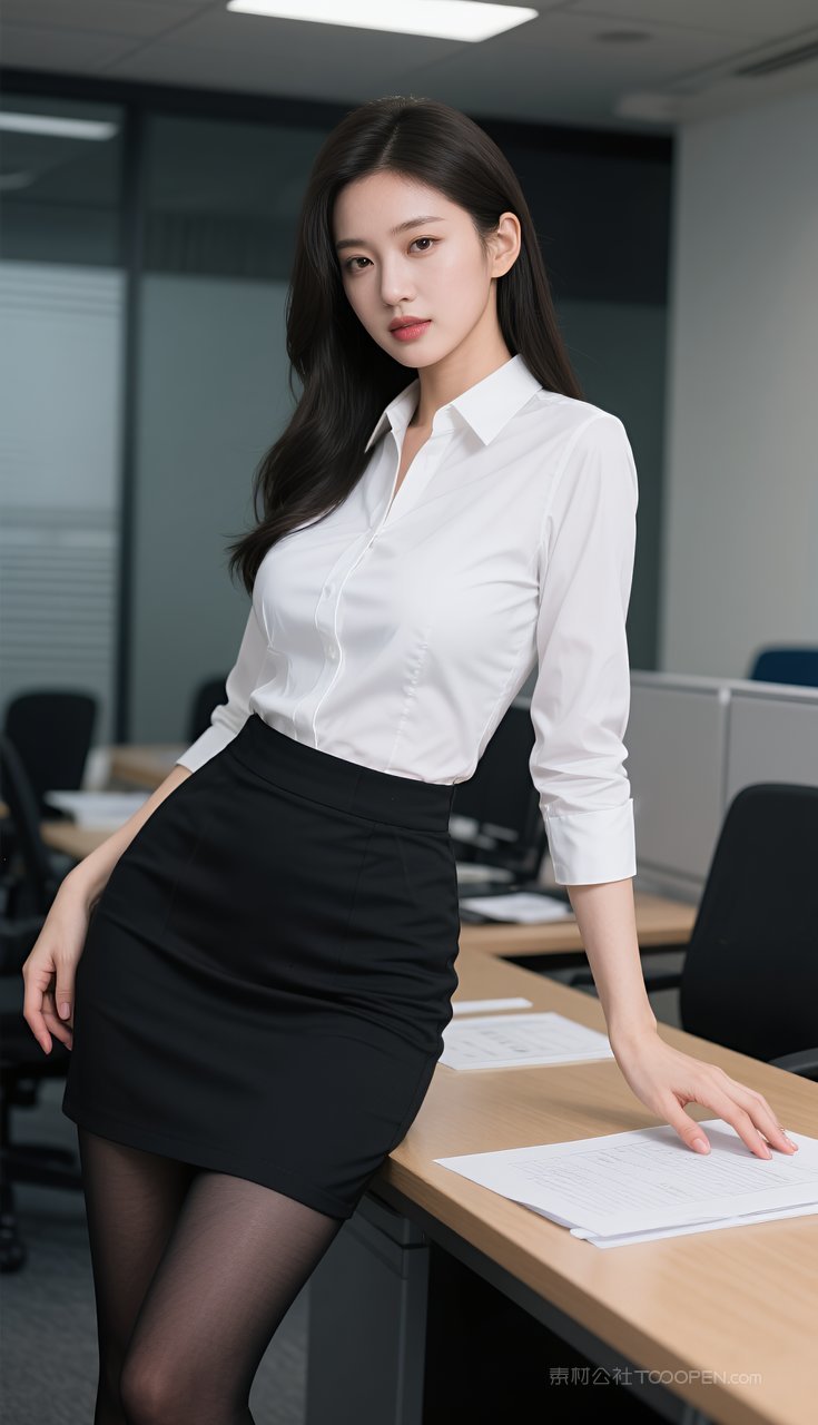 丝袜短裙性感长腿美腿制服美女