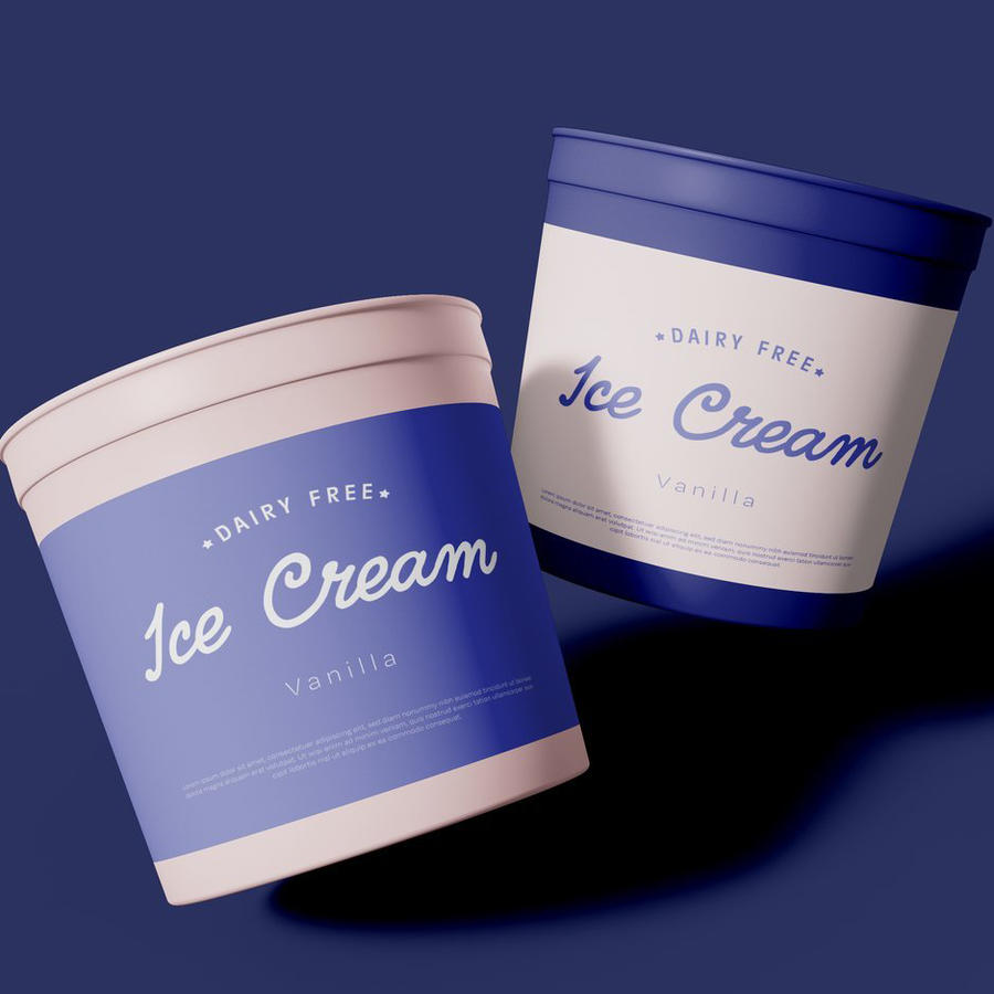 杯装冰淇淋包装样机 (2)