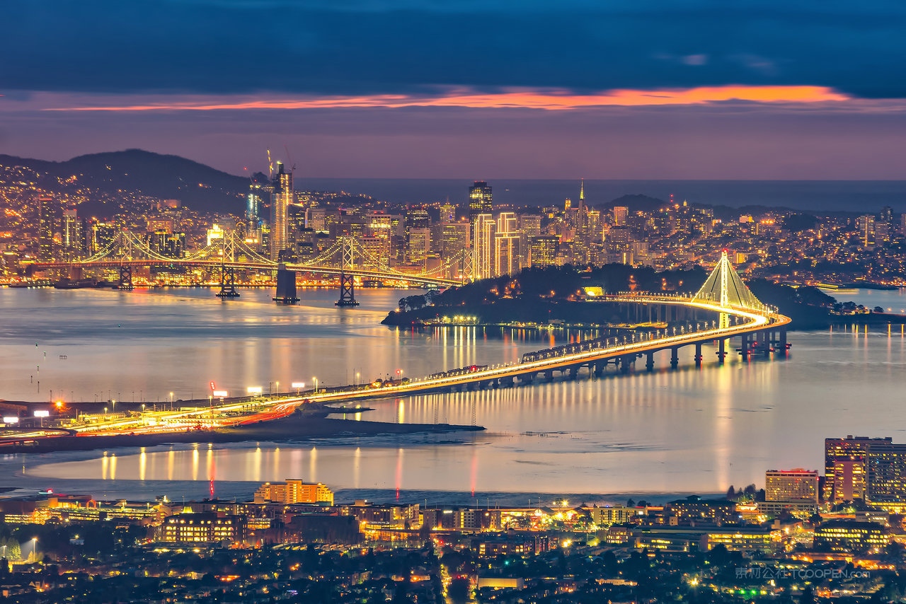 美国旧金山风景画图片 (289)