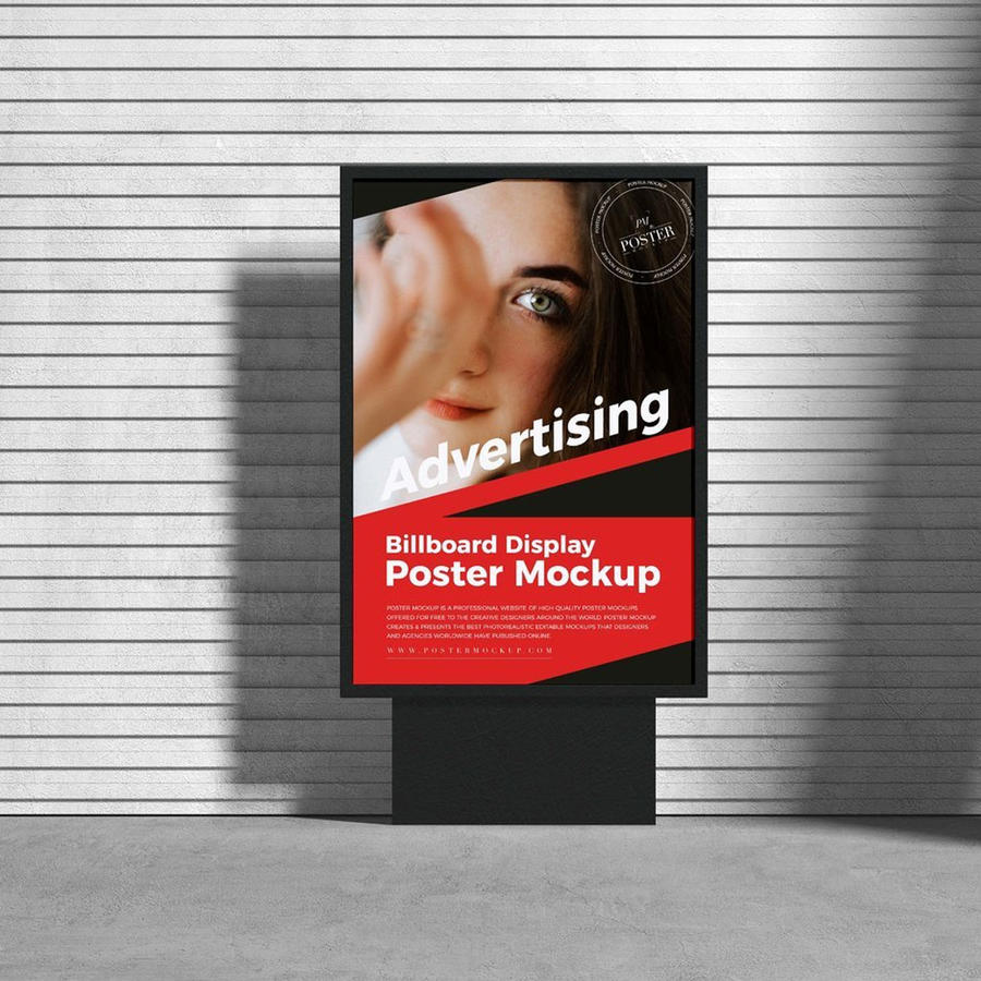 广告海报样机