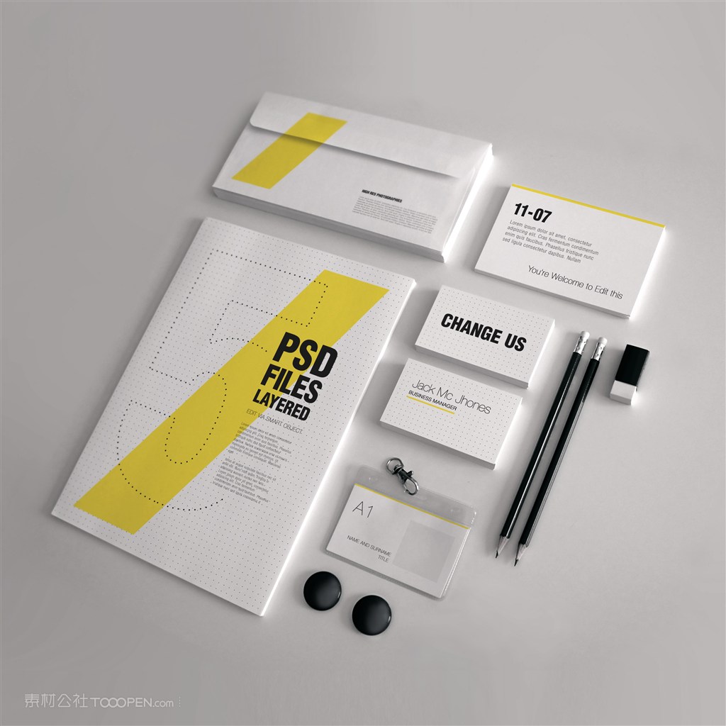 简约商务vi样机