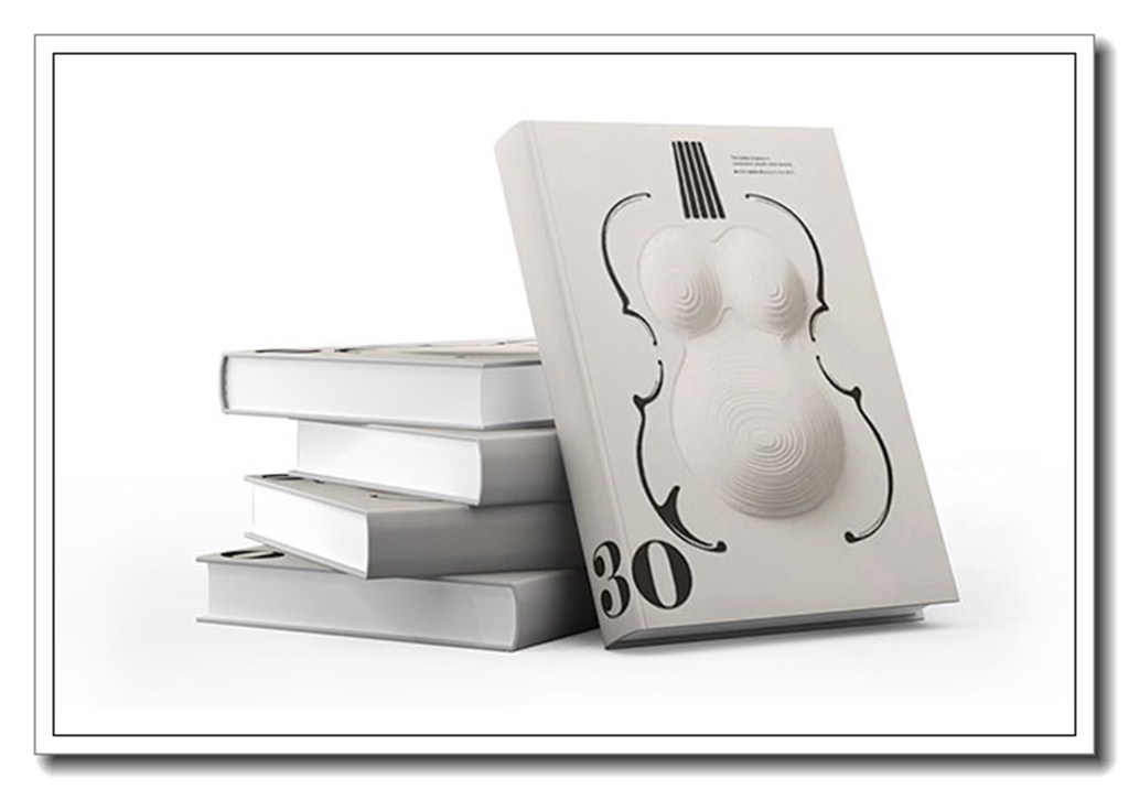 艺术字画册样机