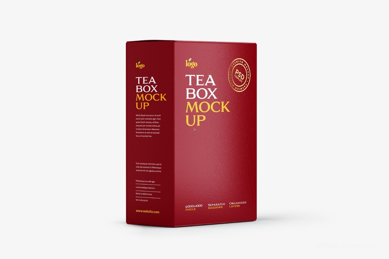 简易便携茶包创意茶叶包装ps样机合集 (9)