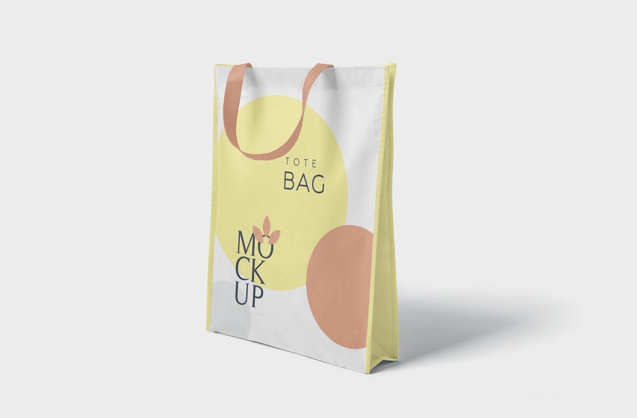 清新文创手提袋企业定制vi形象样机 (1)