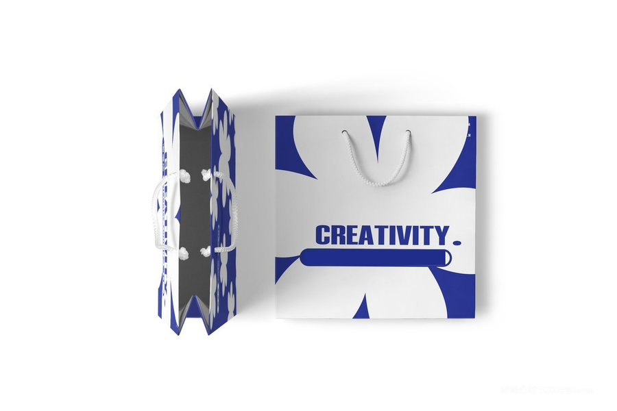 品牌VI形象展示样机手提袋