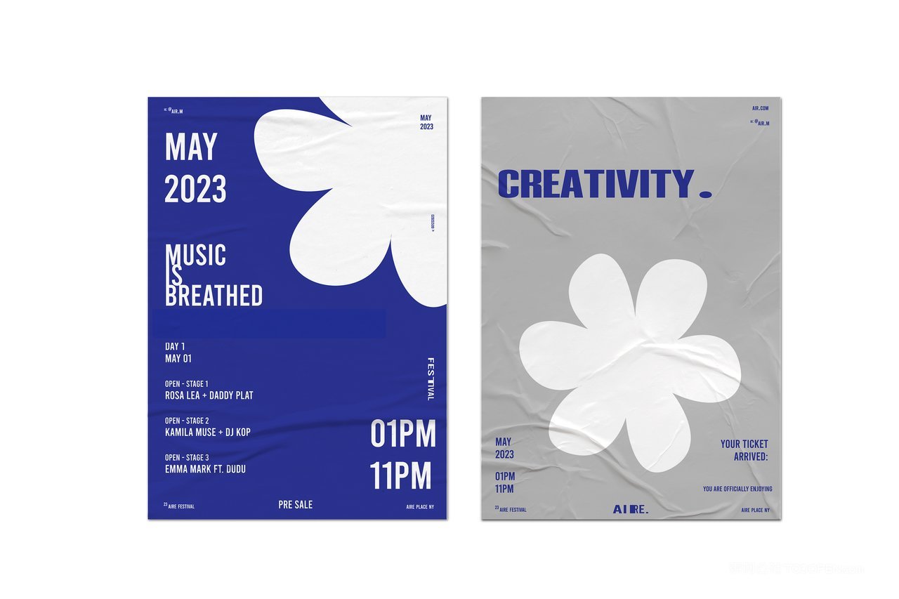 品牌VI形象展示样机海报