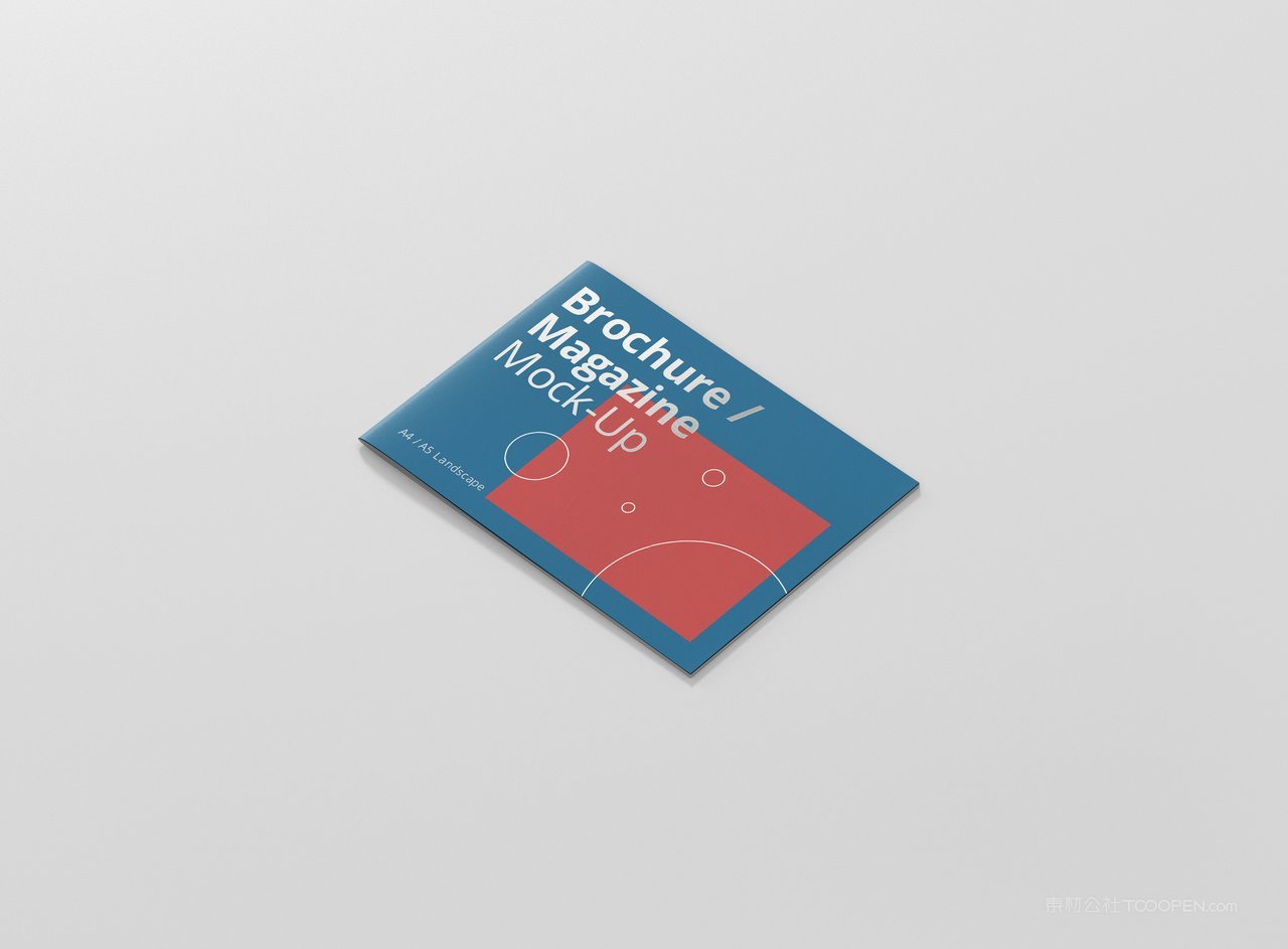 a4宣传册横版画册书籍展示效果样机 (9)