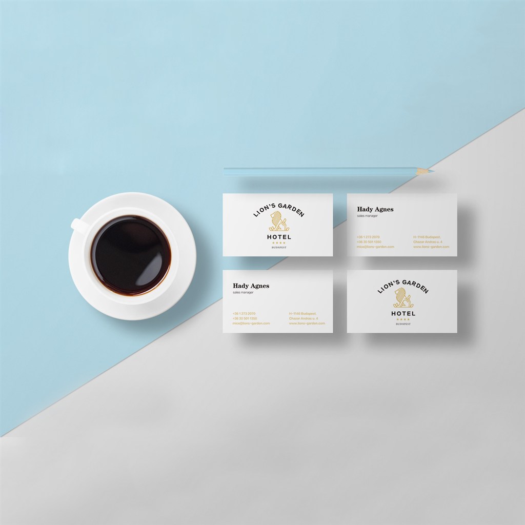 高档酒店品牌vi咖啡杯名片样机