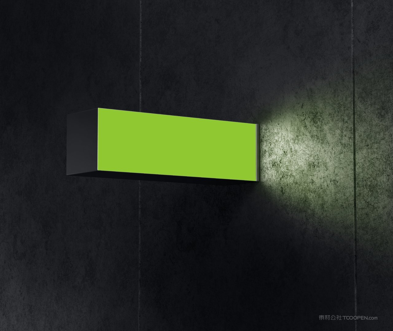 高级奶茶餐饮牌灯箱品牌vi包装样机