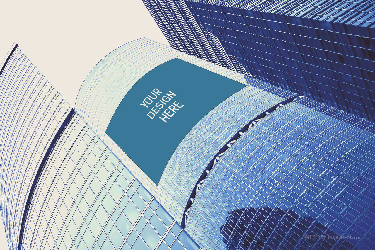 大型户外广告牌高层楼体广告样机 (22)