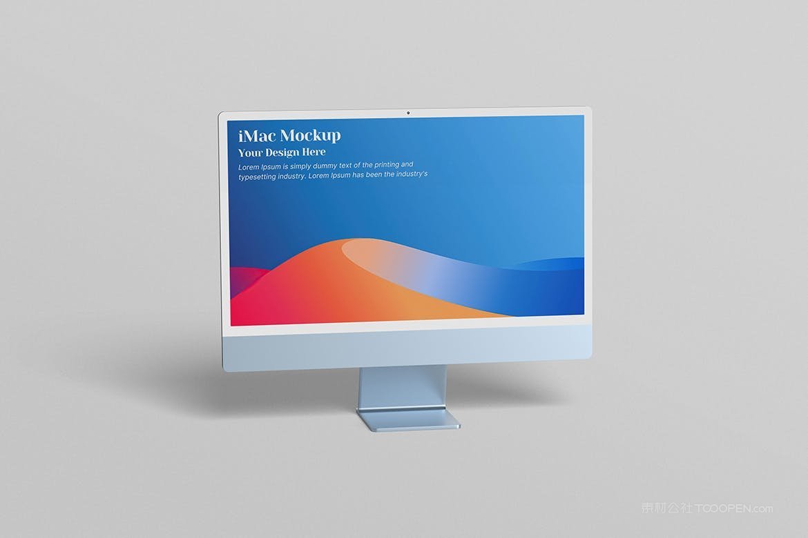 imac电脑屏幕样机