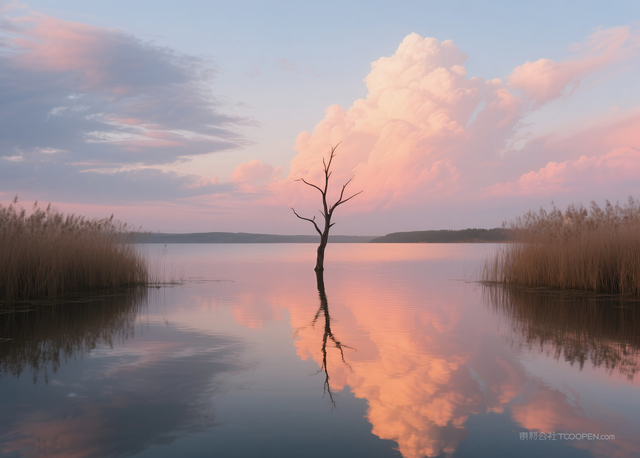 天空唯美风景美丽自然云层云彩风光日出