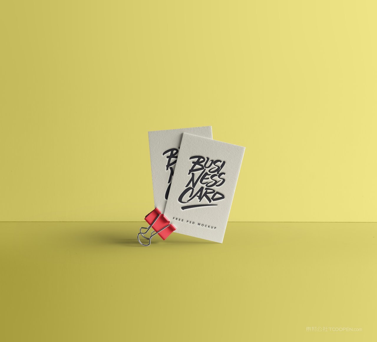 企业公司VIS名片样机效果图卡片设计展示商务办公用品