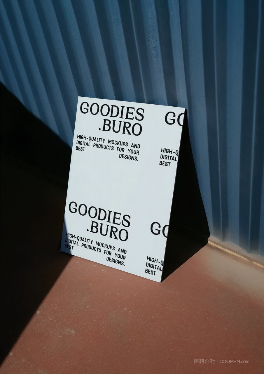 【2100期】实拍场景小众海报宣传单样机 (30)