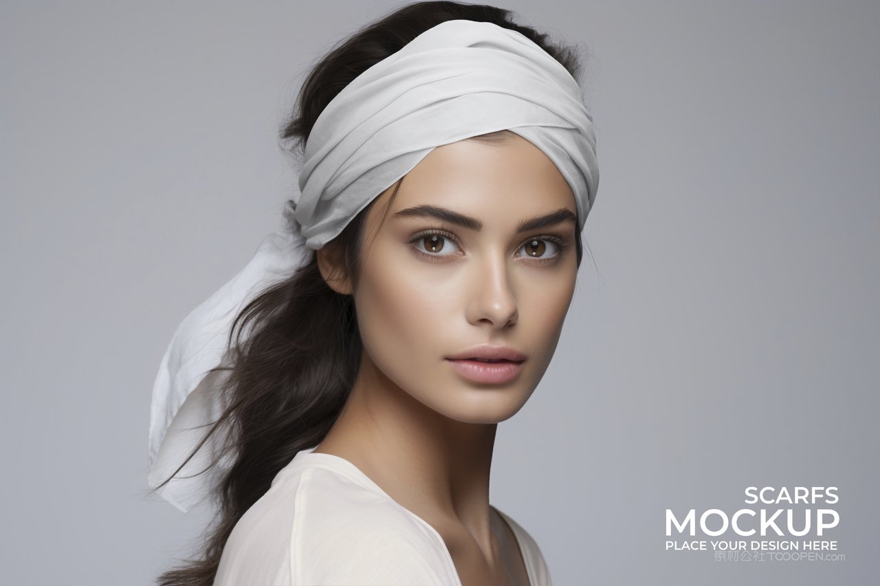 【2040期】25款女生头巾丝巾样机 (22)