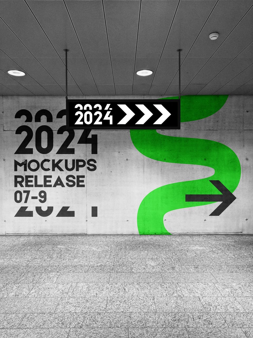 立式招牌指示板车站牌样机 (28)