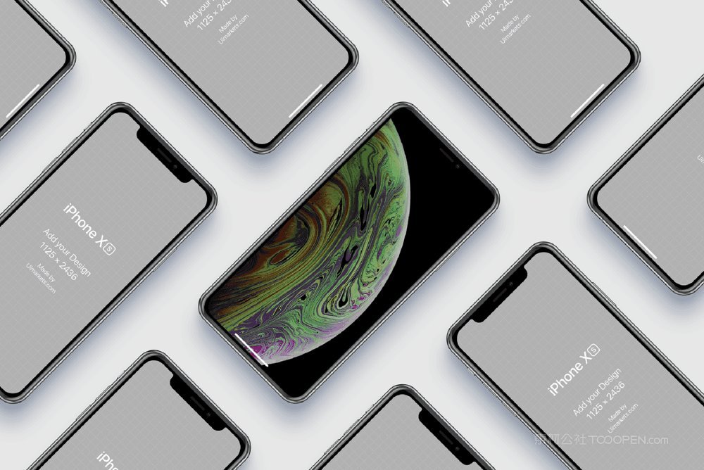 高端品牌手机场景样机