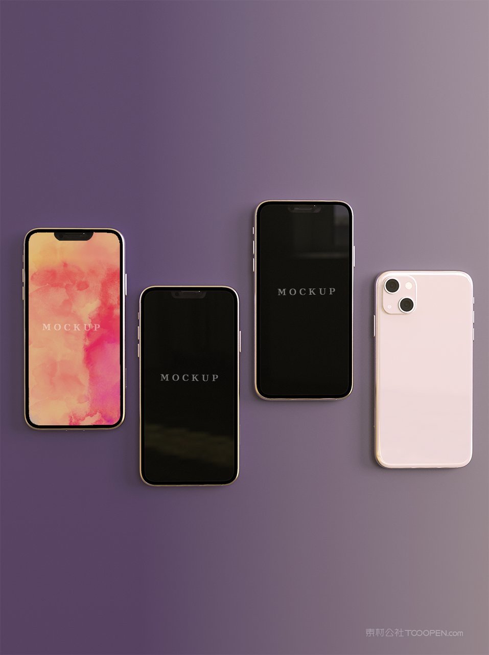 手机屏app手机ui作品展示样机 (3)