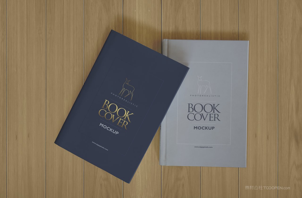 商务蓝book精装书本厚脊书籍场景样机 (13)