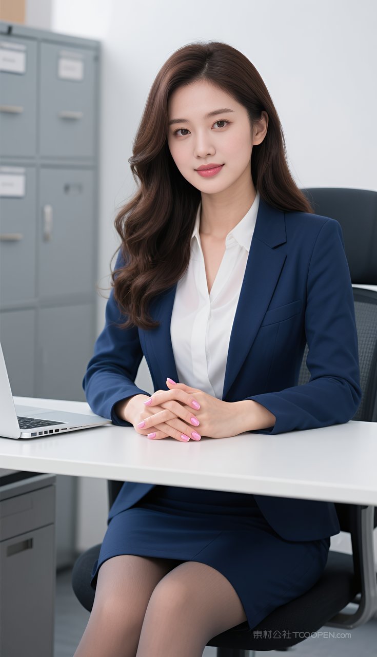 长腿丝袜美腿短裙性感美女制服