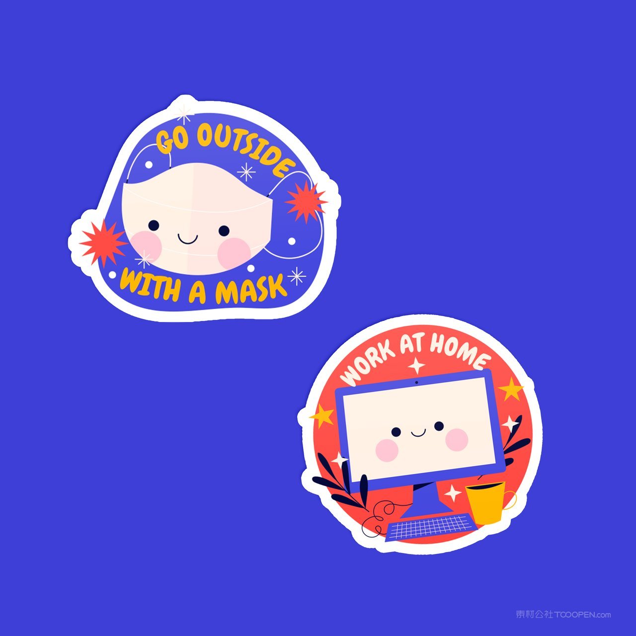 不干胶异形贴纸样机 (1)