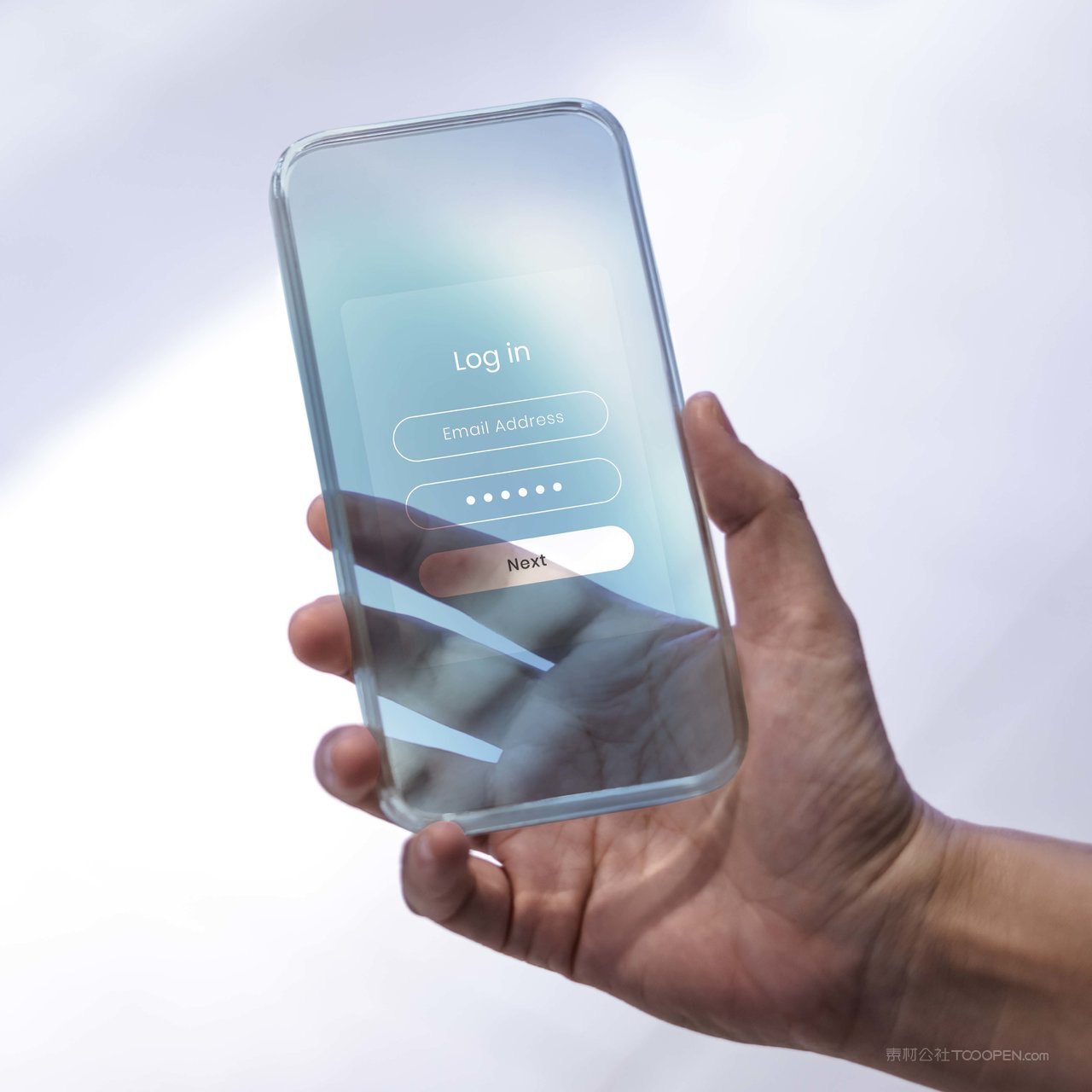 手机透明屏幕样机