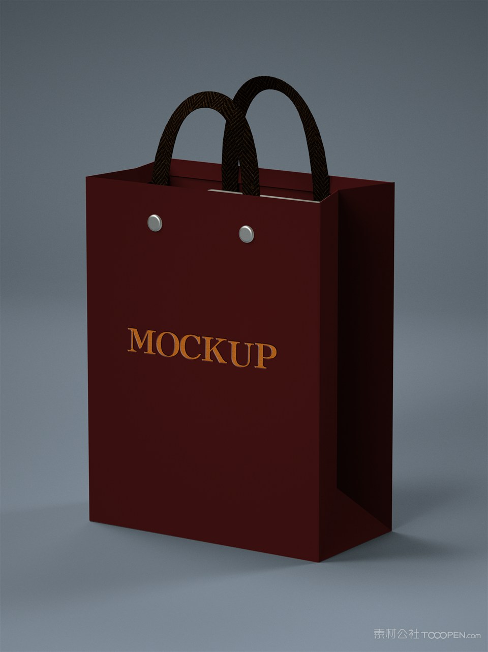 手提袋烫金烫银logo样机