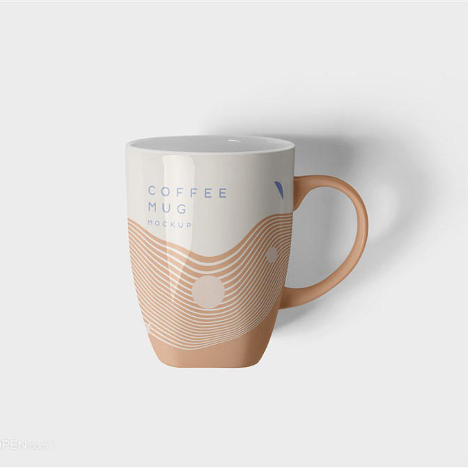 高端逼真质感的咖啡杯样机