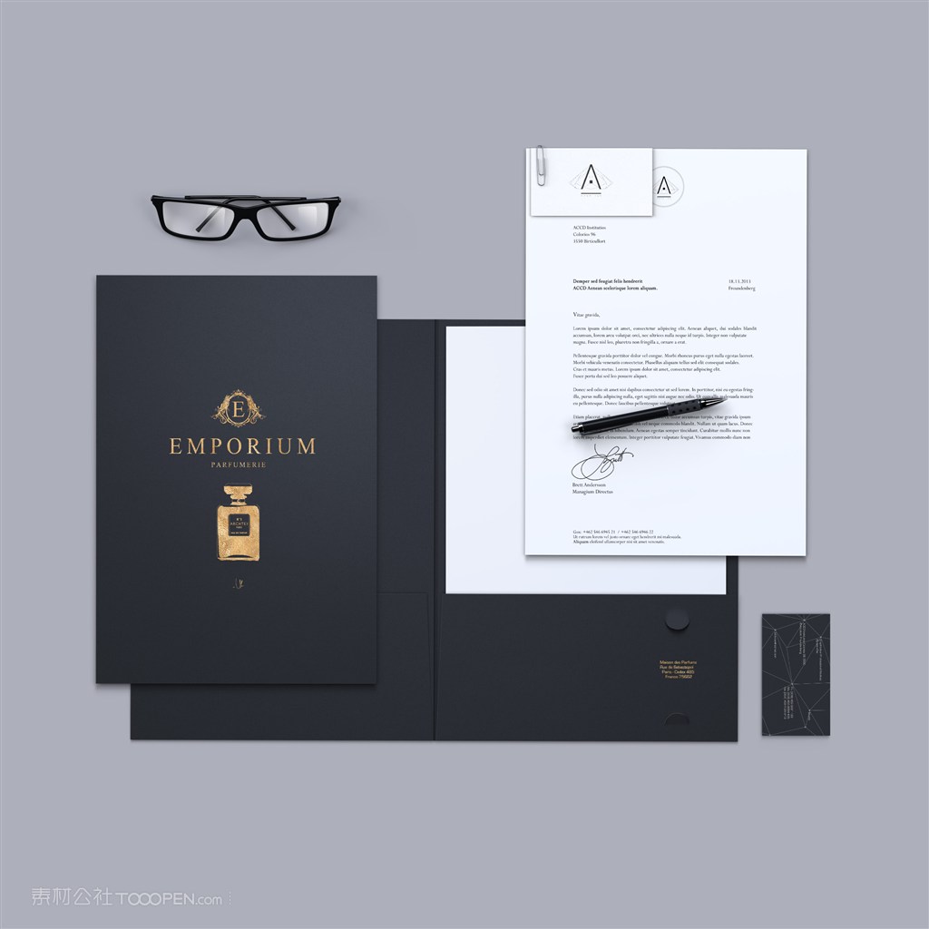 简约商务vi样机